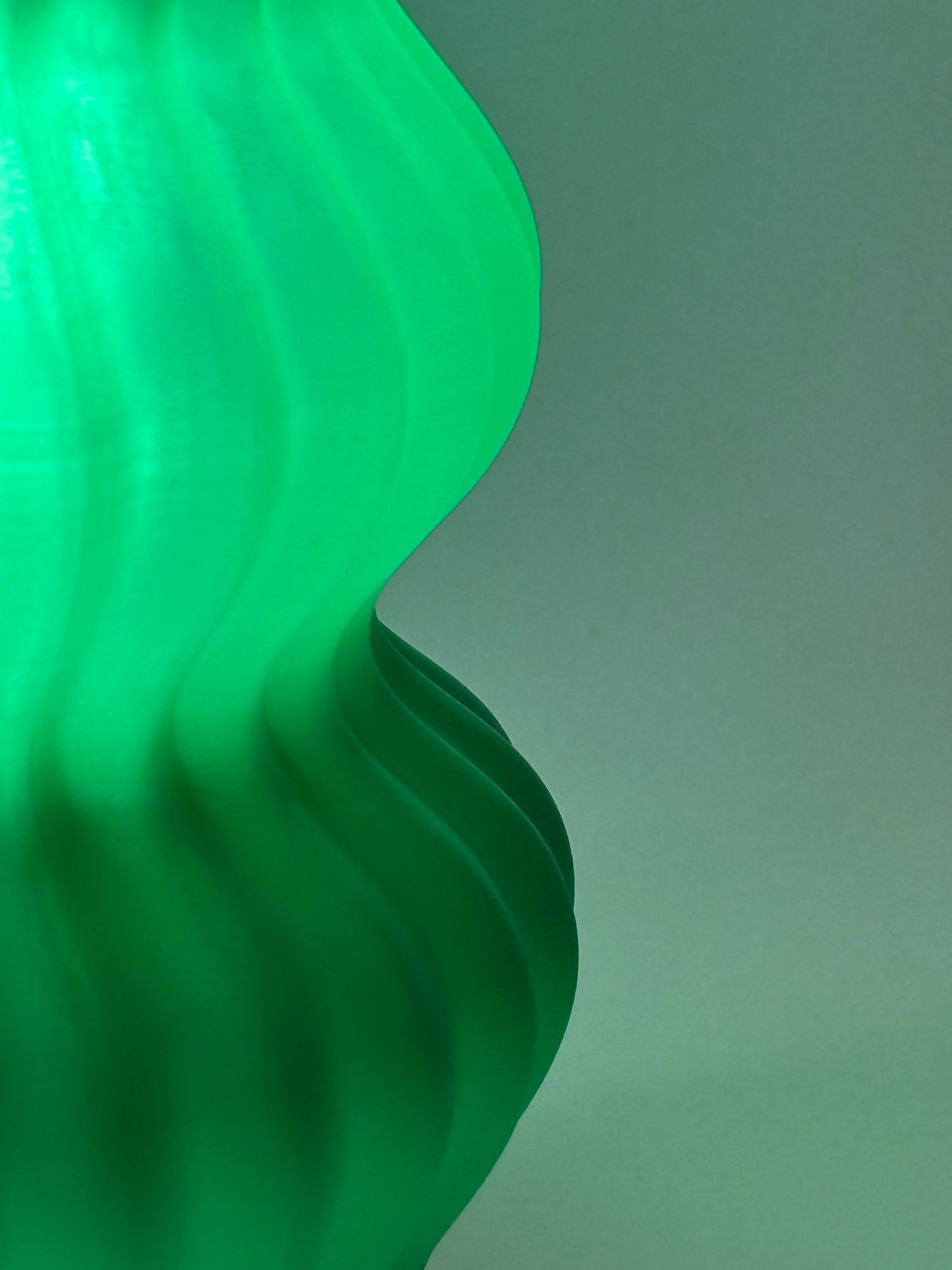 Lámpara oruga Verde