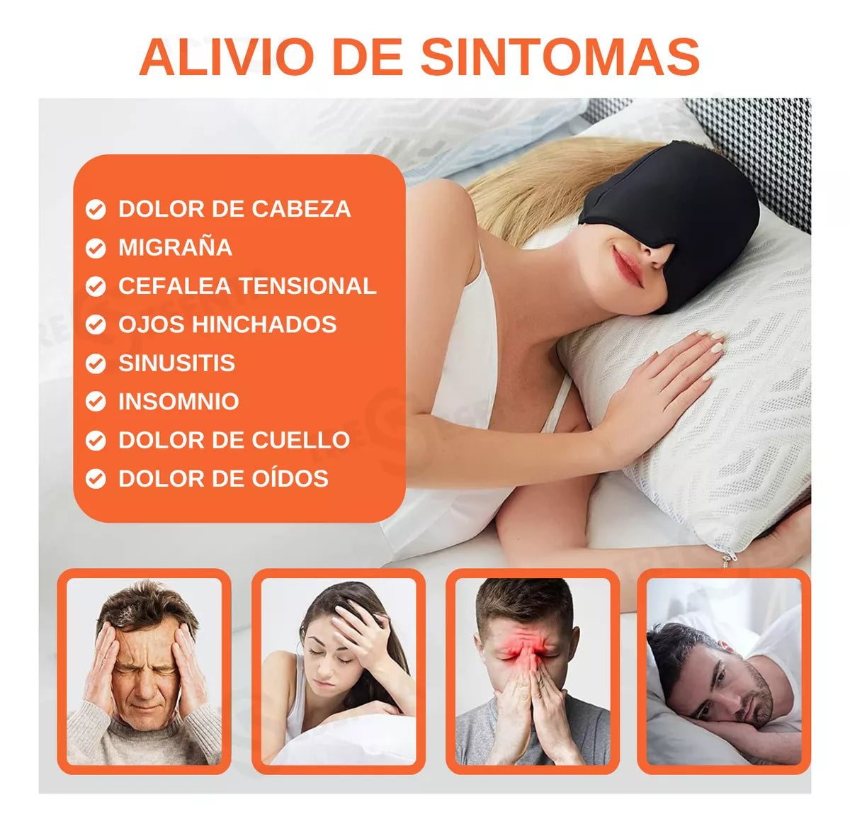 Gorro de Gel Anti migraña